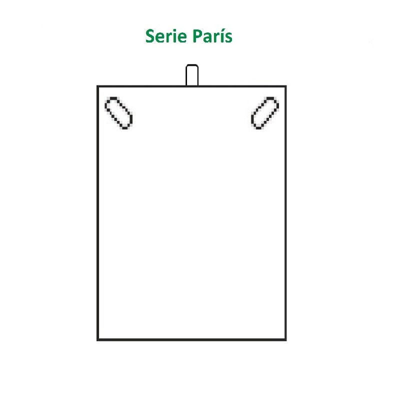 Estuche París collar pequeño 110x155x34 mm.